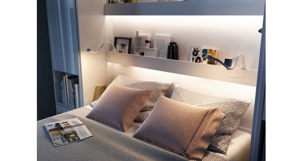 Výklopná postel HOYA XIII 180x200 cm, bílá