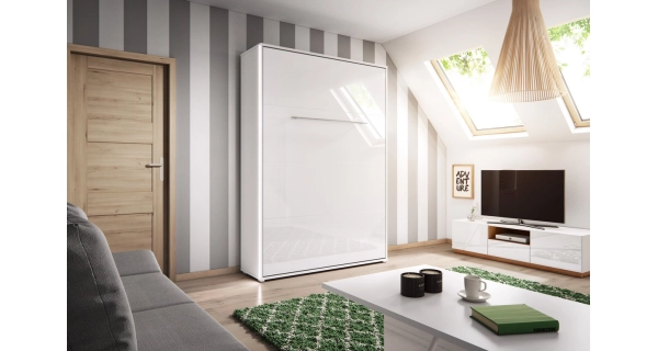 Výklopná postel NOET I 140x200 cm, bílá