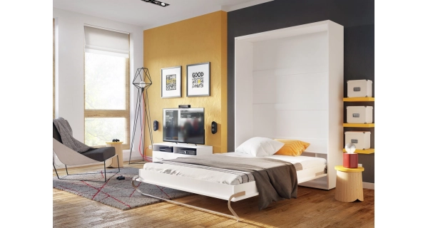 Výklopná postel NOET I 140x200 cm, bílá