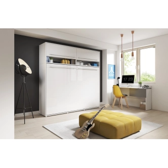 Výklopná postel NOET VI 90x200 cm, bílá