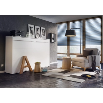 Výklopná postel NOET VI 90x200 cm, bílá