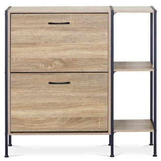 Výklopný botník ORROSWEL, dekor dub, MDF