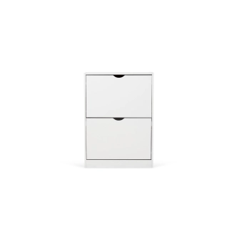 Výklopný botník PLAVI 2, bílá