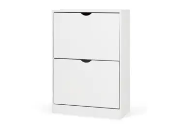 Výklopný botník PLAVI 2, bílá