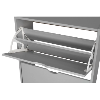 Výklopný botník PLAVI 3, šedá