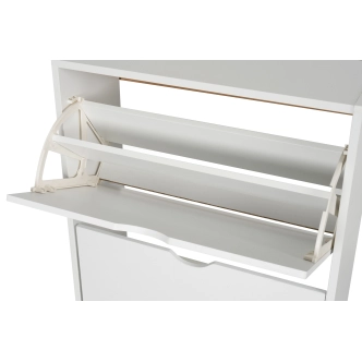 Výklopný botník PLAVI 4, bílá