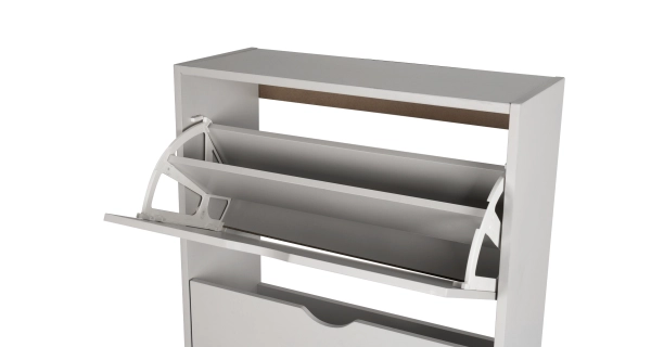 Výklopný botník PLAVI 4, šedá