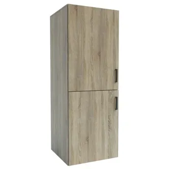 Vysoká vestavná skříň na pračku GRIMSOL, dub sonoma