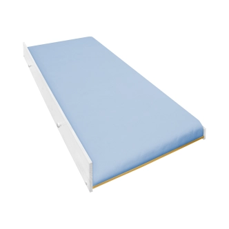 Výsuvná postel DWAYNE 90x200, bílý lak 