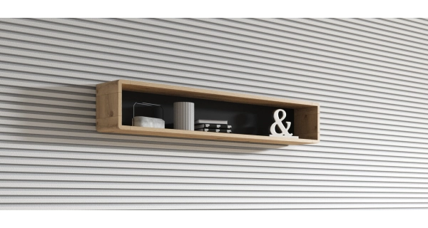 ZACARRIA obývací sestava, dub taurus/černý supermat