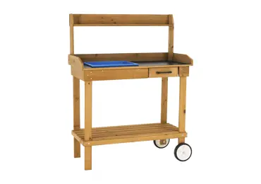 Zahradní pracovní stůl MAUB, dřevo/hnědá