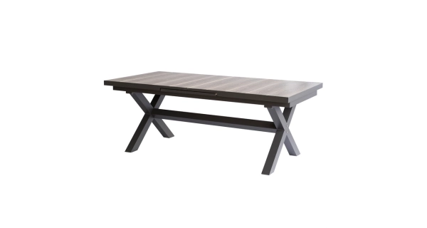 Zahradní rozkládací stůl DORCANOR, dekor dub