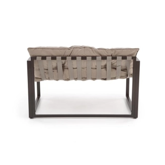 Zahradní set HERTA, černá/cappuccino