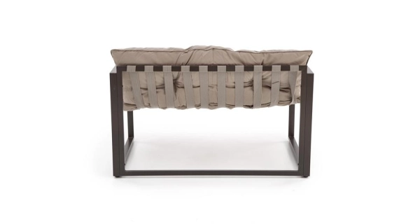 Zahradní set HERTA, černá/cappuccino