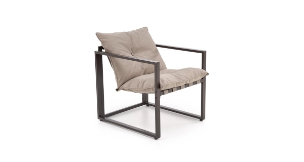 Zahradní set HERTA, černá/cappuccino