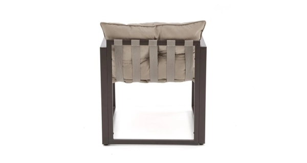 Zahradní set HERTA, černá/cappuccino