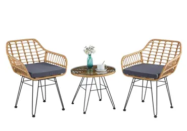 Zahradní set PLEURI, hnědý