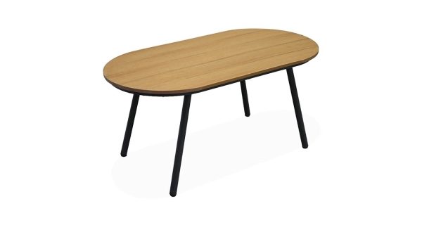 Zahradní set YORPONMOR 1+1+2, umělý ratan, přírodní