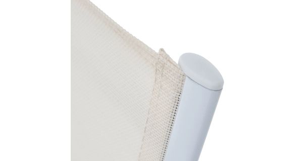 Zahradní stohovatelná židle FRASCE, bílá ocel/dub