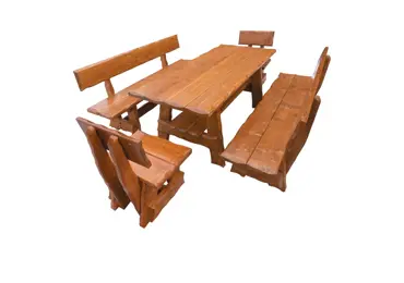 Zahradní stůl CILIOSUM, masiv smrk/dub