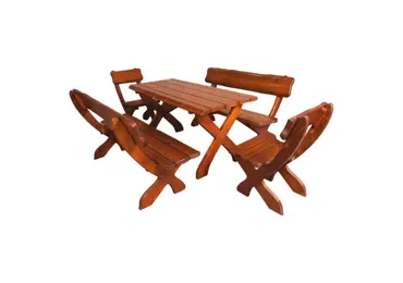 Zahradní stůl ECIRHOZA, masiv smrk/dub