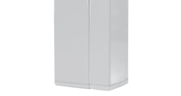 Zahradní stůl FRASCE, bílá ocel/dub