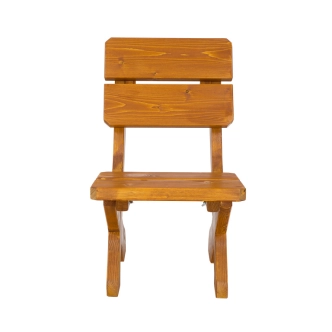 Zahradní židle CRASSULA, masiv smrk/dub