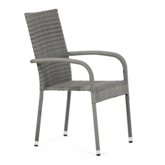 Zahradní židle DRENTOR, šedá