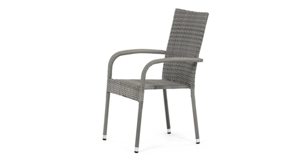 Zahradní židle DRENTOR, šedá