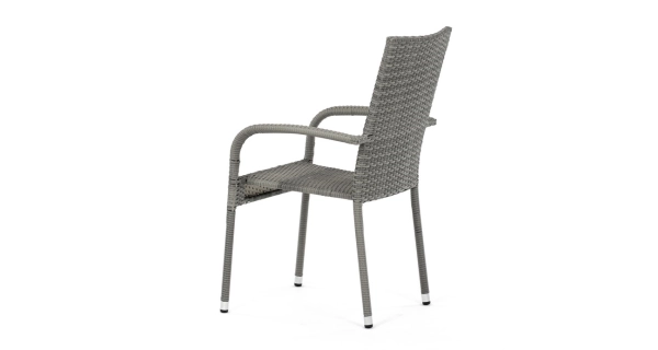 Zahradní židle DRENTOR, šedá
