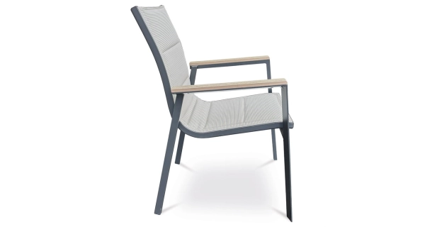 Zahradní židle FENZEL, béžová/černá