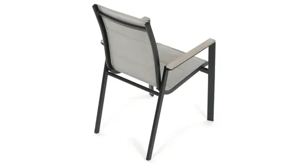 Zahradní židle FENZEL, béžová/černá