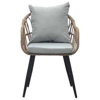 Zahradní židle FILMARO, šedá