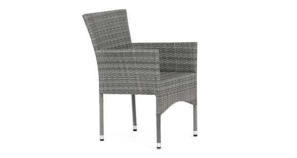 Zahradní židle FIRLANO, šedá