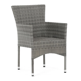 Zahradní židle FIRLANO, šedá