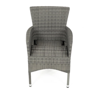 Zahradní židle FIRLANO, šedá