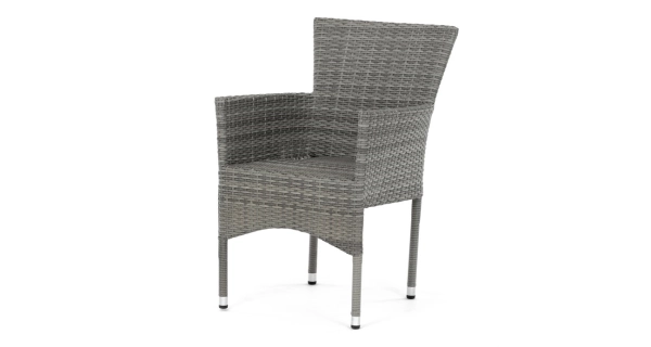 Zahradní židle FIRLANO, šedá