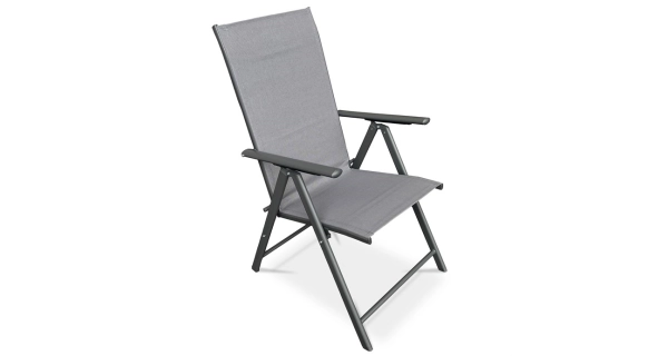 Zahradní židle MIRLEM, šedá