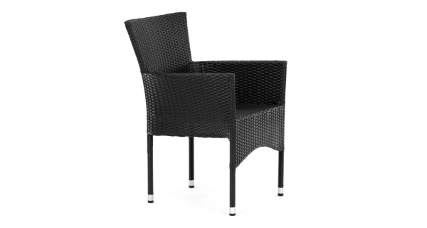 Zahradní židle YLTRON, černá