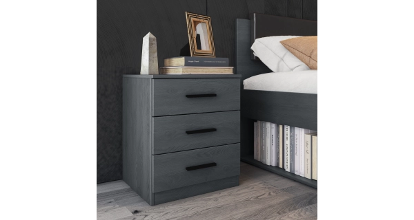 ZANDER noční stolek, dub carbon