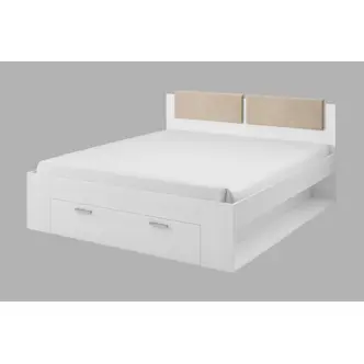 ZANDER postel 160x200 cm, abisko ash