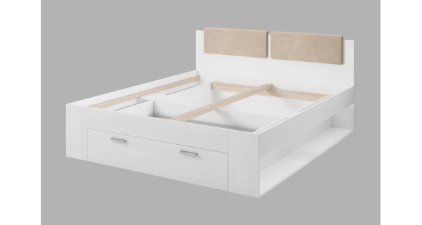 ZANDER postel 180x200 cm, abisko ash