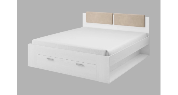 ZANDER postel 180x200 cm, abisko ash