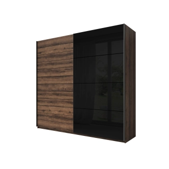 ZANDER skříň 270, dub monastery/černý lesk