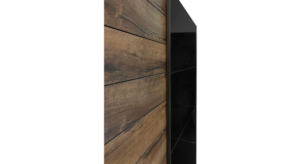 ZANDER skříň 270, dub monastery/černý lesk