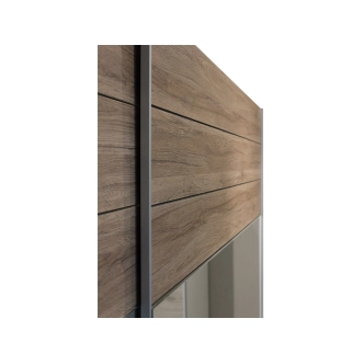 ZANDER skříň se zrcadlem 270, dub san remo tmavý