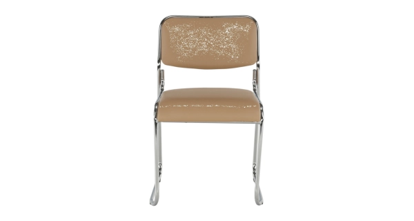 Zasedací stolička SINCOPY, hnědá ekokůže