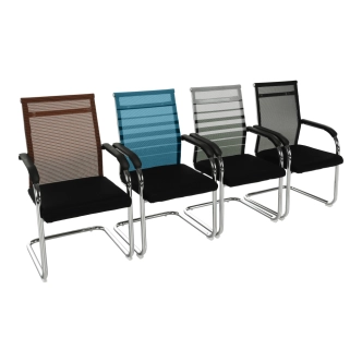 Zasedací židle PAPOSANA, černá