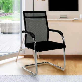 Zasedací židle PAPOSANA, černá