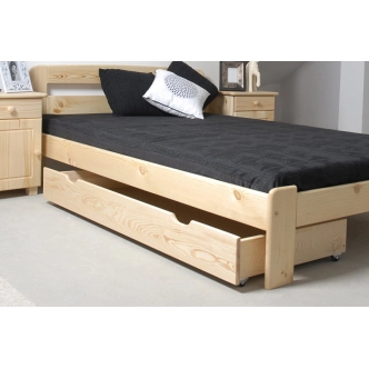 Zásuvka pod postel 150 cm, masiv borovice